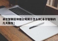 卓尔智联区块链公司简介怎么样[卓尔智联的几大股东]